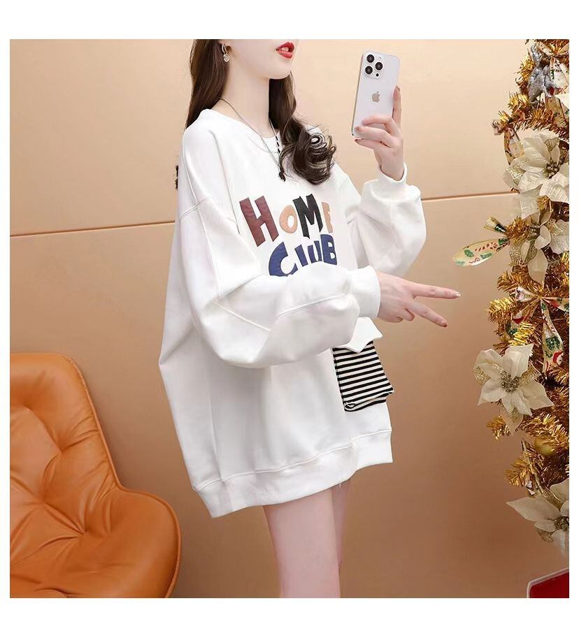 【tops】クルーネックパーカー　M18556