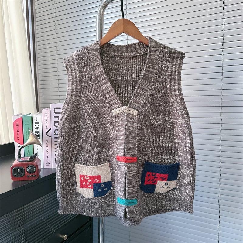【outer】ニットベスト　M28194