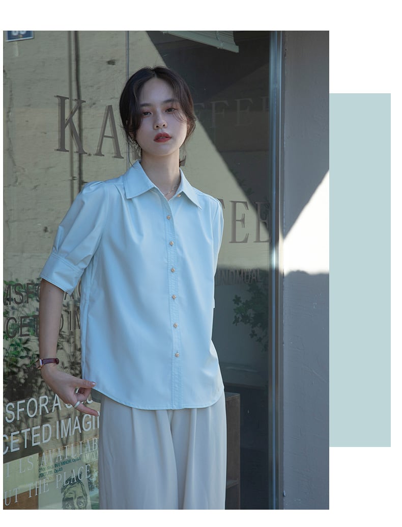 【tops】パフスリーブ ブラウスG20242