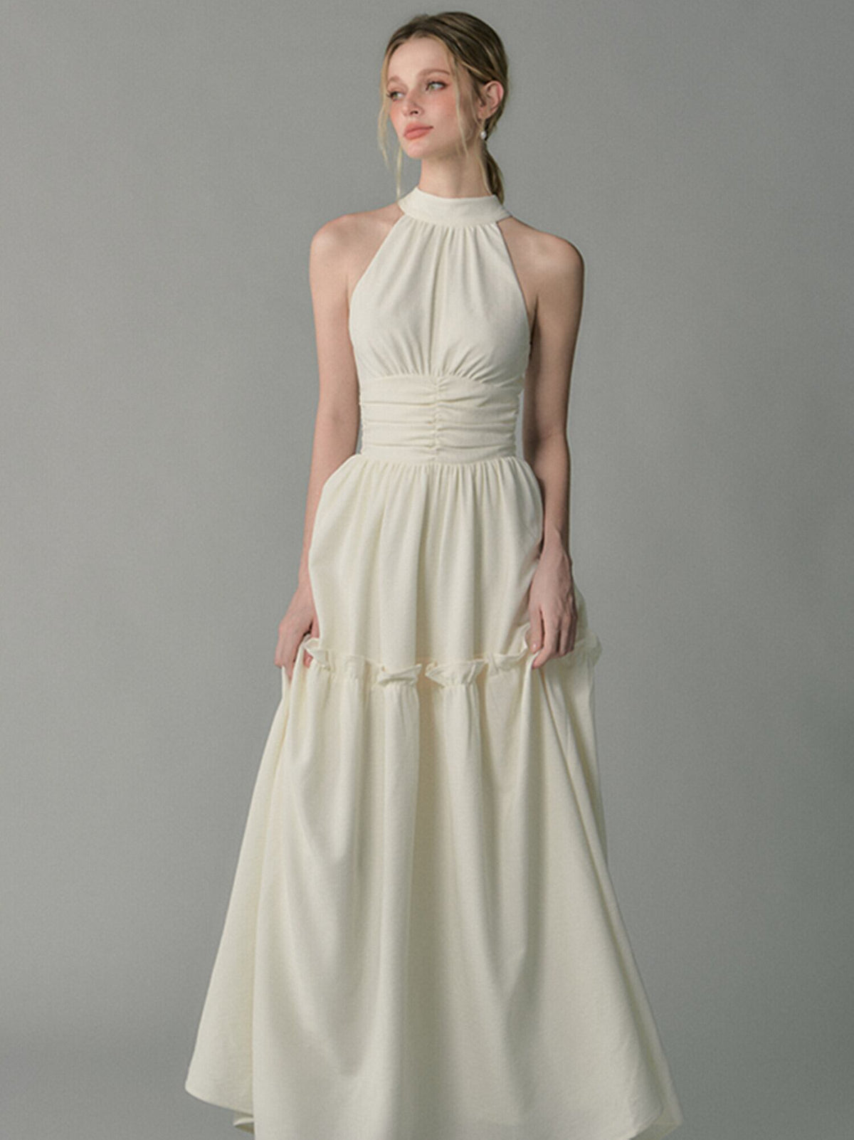 【dress】ホルターネックワンピース　N3014