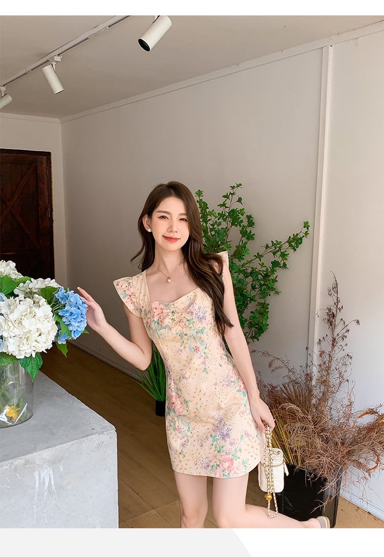 【dress】プリントワンピース　M23953