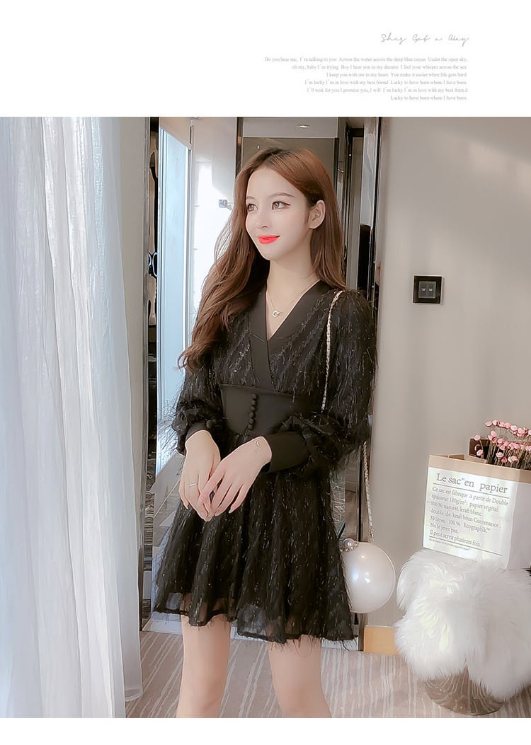 【dress】デートワンピース　　M25354