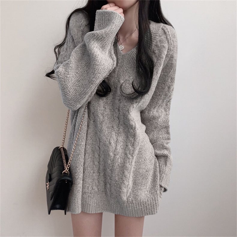 【tops】ニットセーター　M25793
