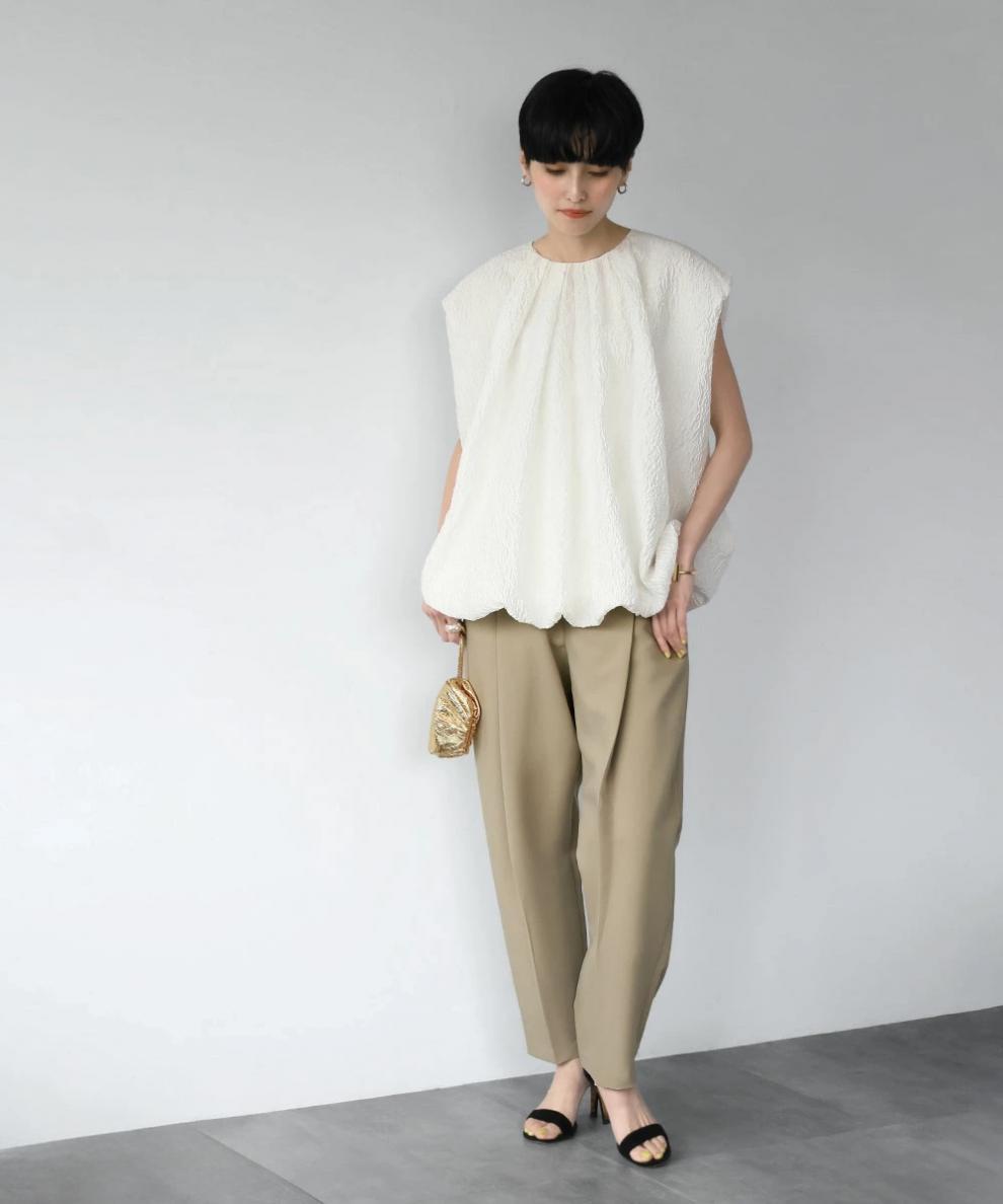 【tops】ジャカードトップス　M24075
