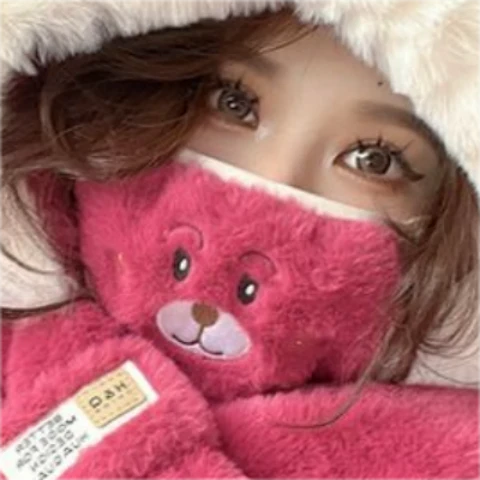 【小物】ふわふわ防寒対策帽子F8266