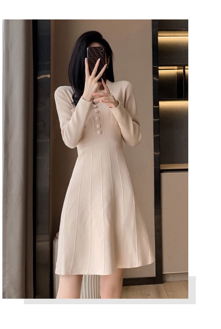 【dress】ニットワンピース　M25423