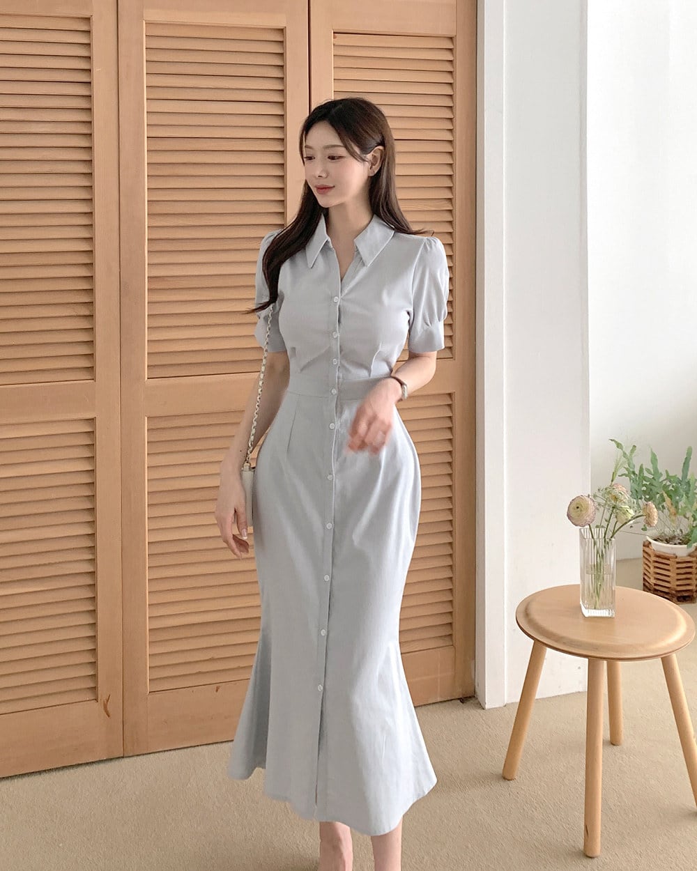 【dress】シャツワンピース　M24721