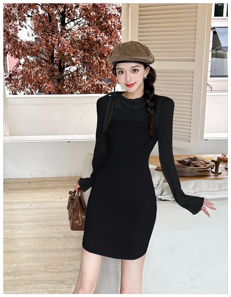 【dress】ニットワンピース　M26022