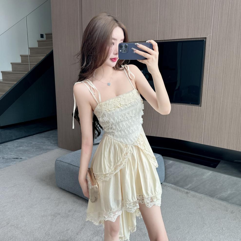 【dress】不規則 イレギュラーキャミワンピース　M24230