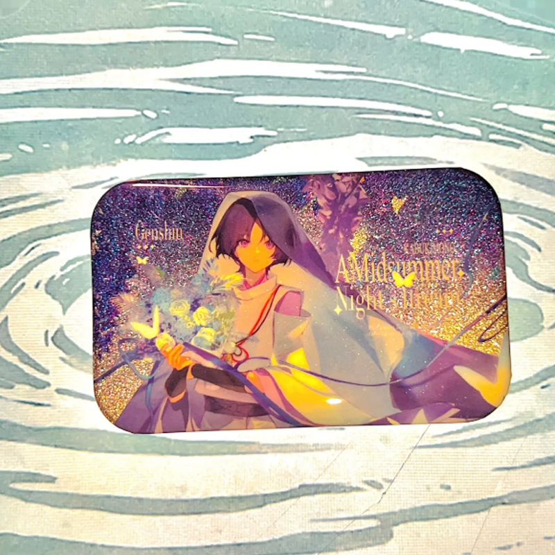 【GOODS】原神 放浪者 スカラマシュ 長方形 缶バッジ Q2188