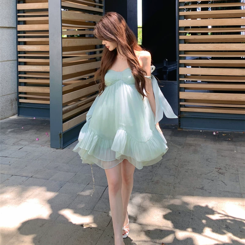 【dress】バックオーポンキャミワンピース Q8448