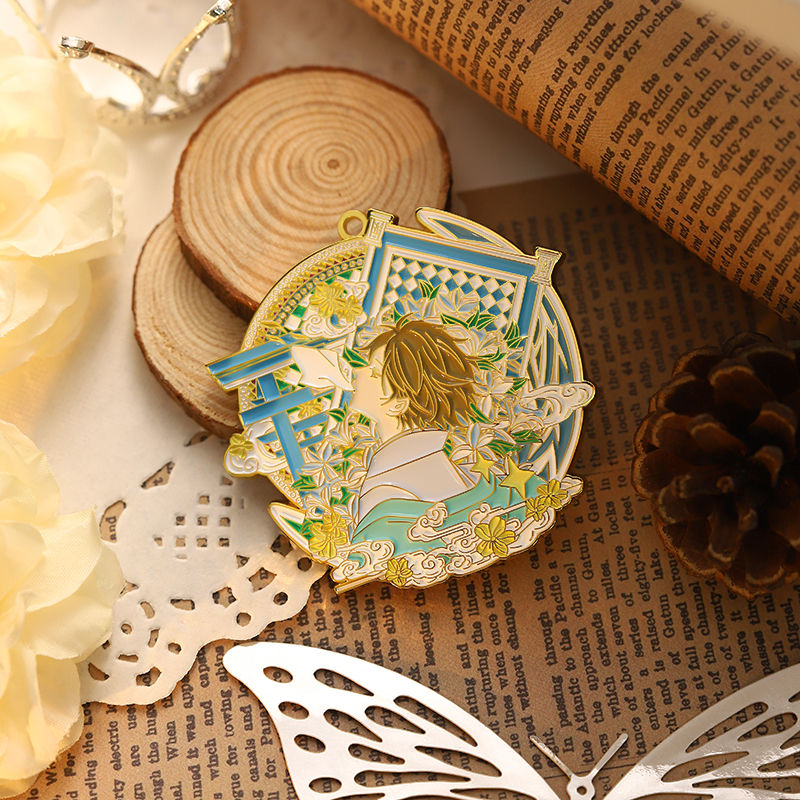 【GOODS】夏目友人帳 金属 プローチ Q2555