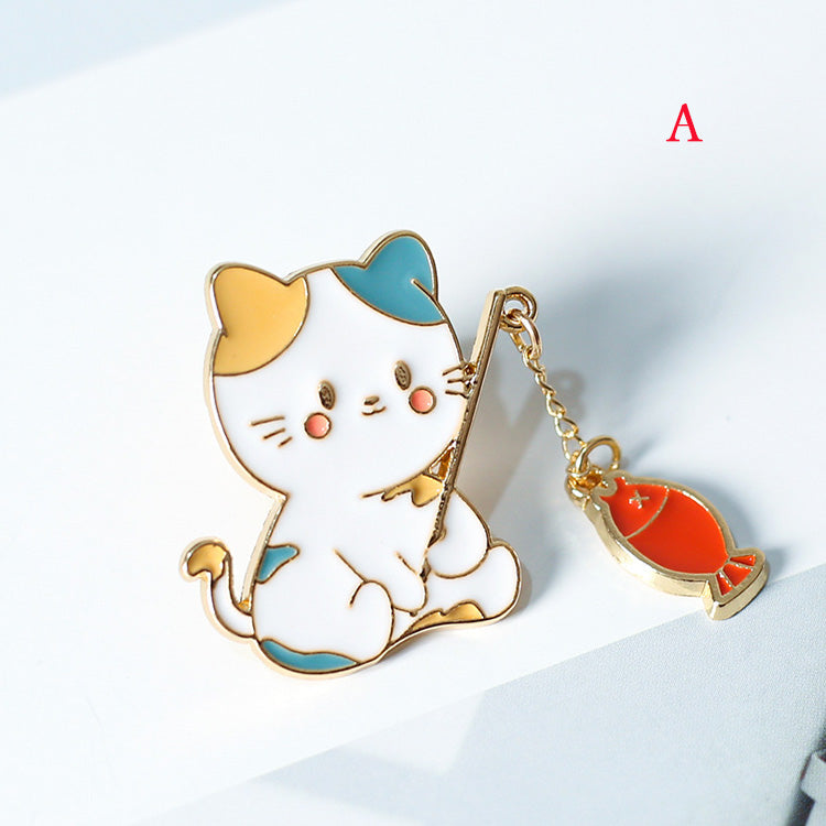 【小物】可愛いブローチF8430