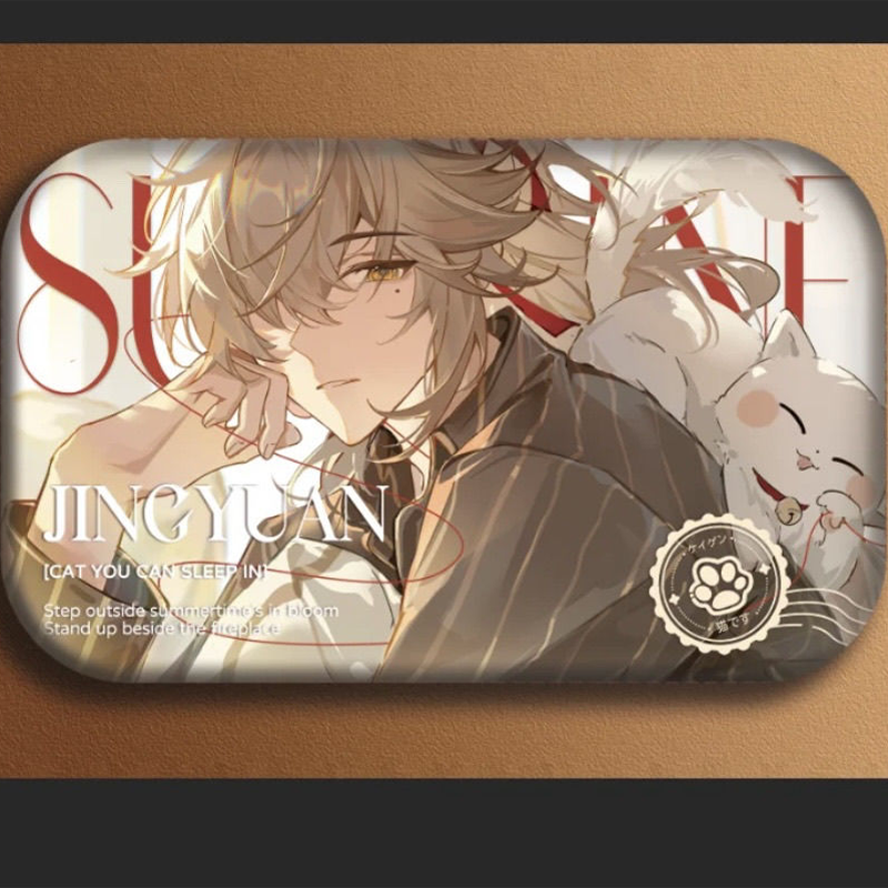 【GOODS】崩壊スターレイル 景元 長方形 缶バッジ Q2544