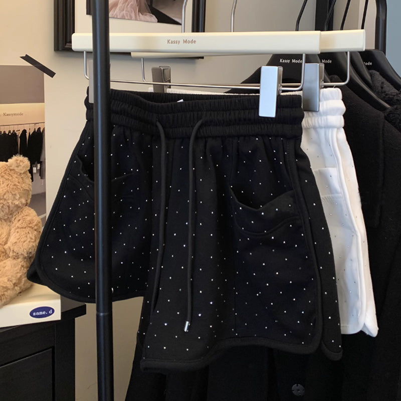 【bottoms】キラキラショートパンツF8285