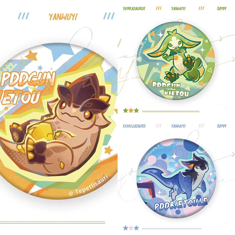 【GOODS】原神 ナタ 竜 58mm 缶バッジ Q2250