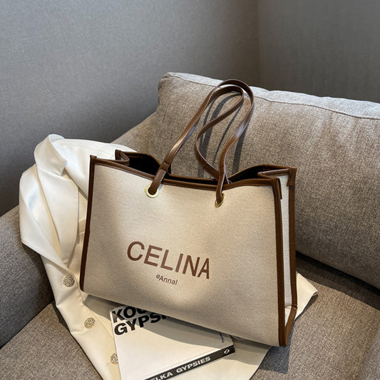 【小物】英字柄ショルダーバッグF8194