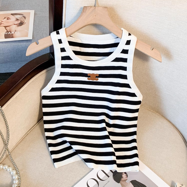 【tops】3色ボトムスニットキャミソール F7573