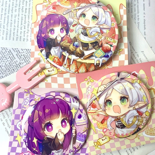 【GOODS】葬送のフリーレン  ちびキャラ 58mm 缶バッジ Q2525