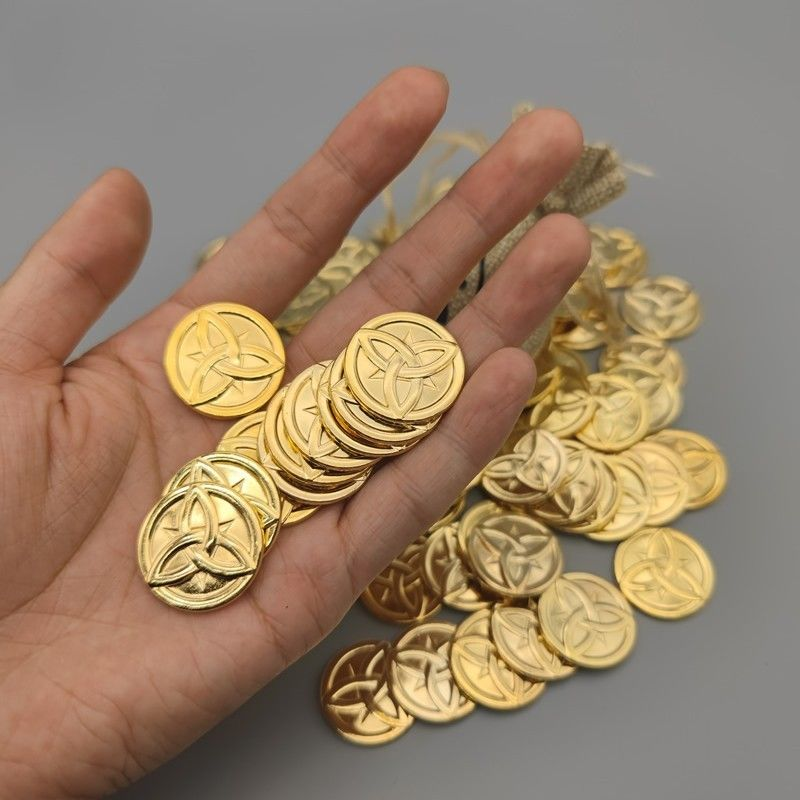 【GOODS】原神  cos 金属 モラ Q2563