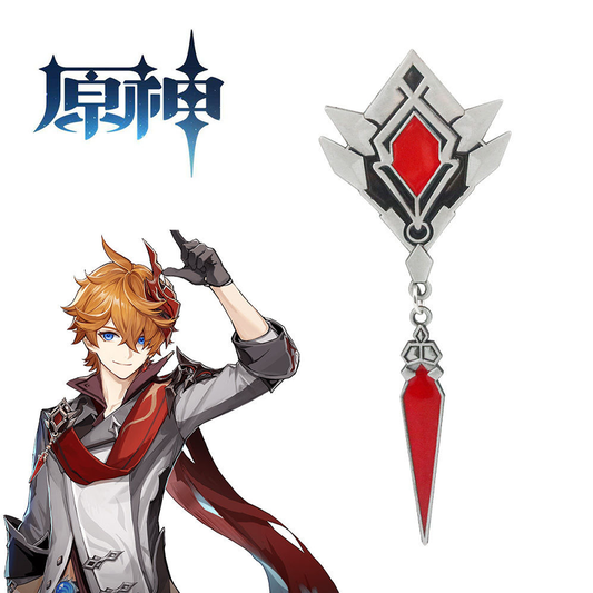 【GOODS】原神 タルタリヤ cosplay プローチ Q2513