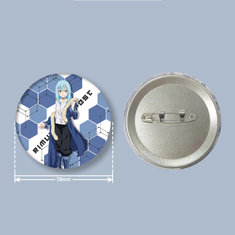 【GOODS】転スラ リムル 58mm 缶バッジ Q2255