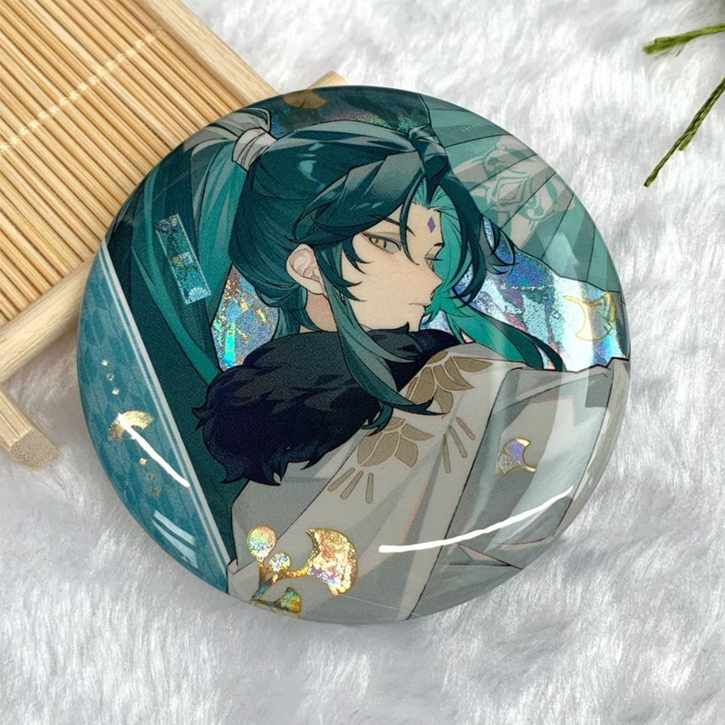 【GOODS】原神 魈 ポニーテール 58mm 缶バッジ Q2515