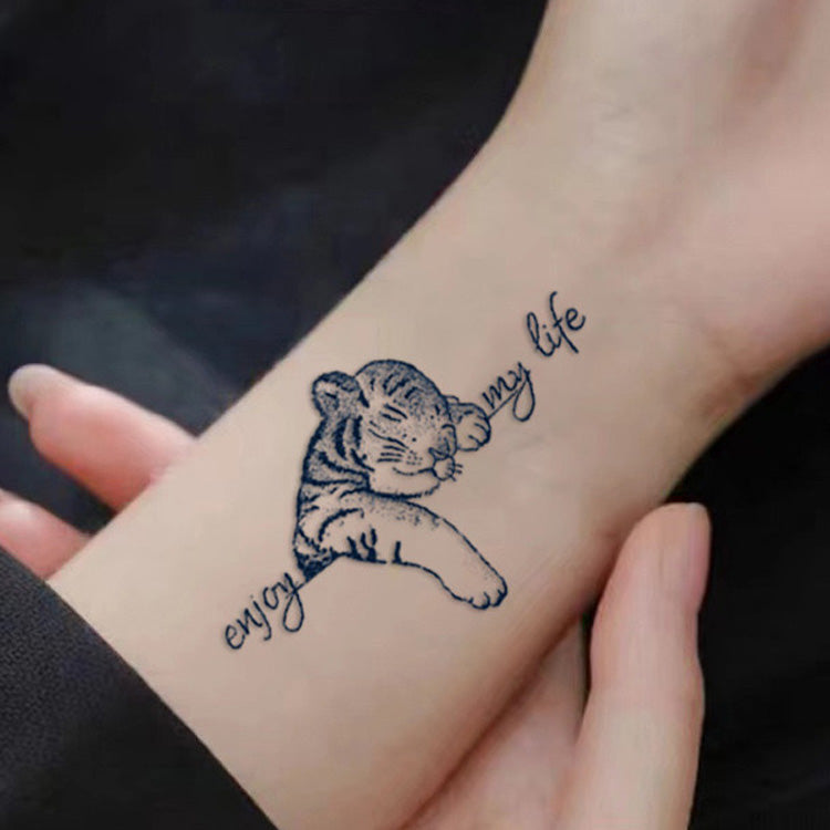 【小物】2週間タトゥーシール4枚動物柄F8131