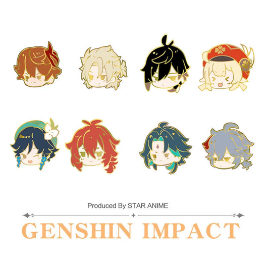 【GOODS】原神 金属 プローチ Q2556