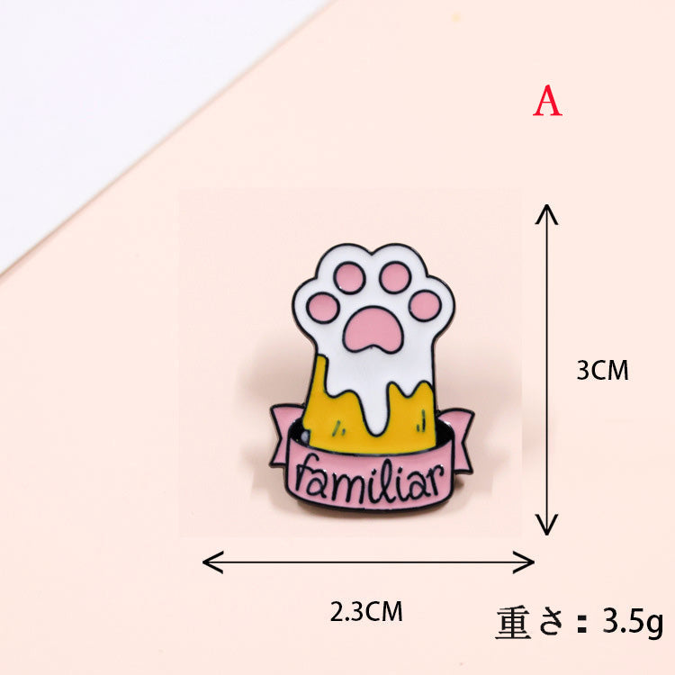 【小物】可愛いブローチF8428