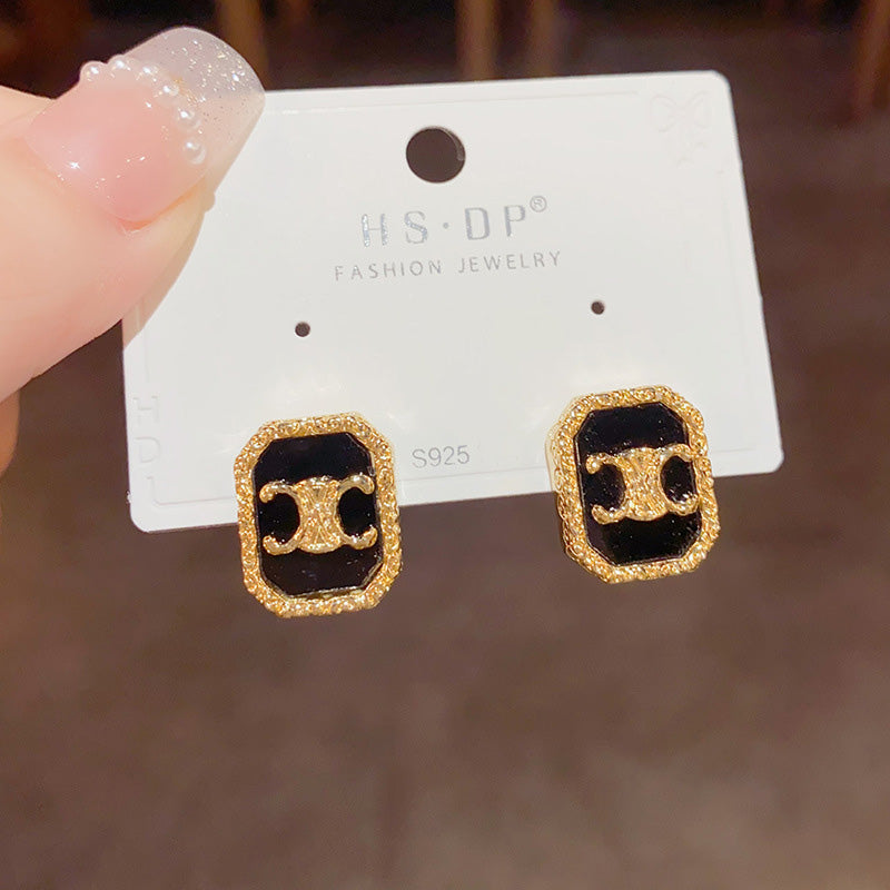 【小物】配色ピアスアクセサリーF8086