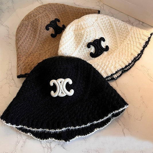 【小物】2色秋冬ニットサファリハットF8395