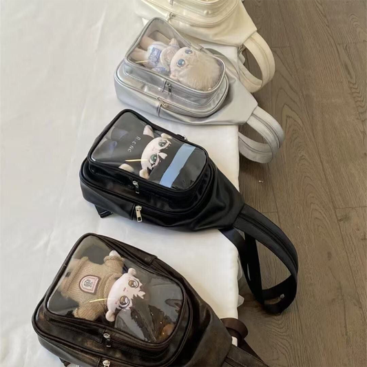 【GOODS】痛バッグ 20cmぬい収納可能 ショルダーバッグ 2way Q2460