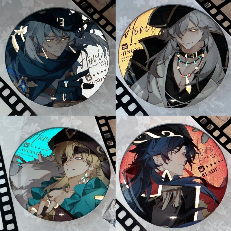 【GOODS】崩壊スターレイル 男キャラー 58mm 缶バッジ  Q2532