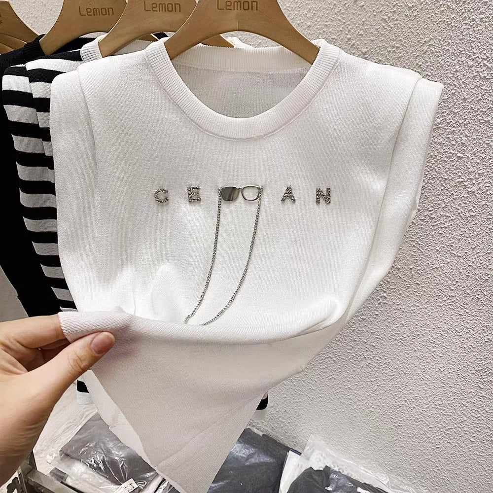 【tops】ラウンドネックタンクトップF7670