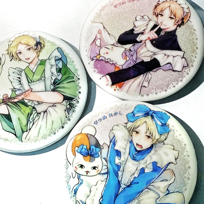 【GOODS】夏目友人帳 58MM 缶バッジ Q2183