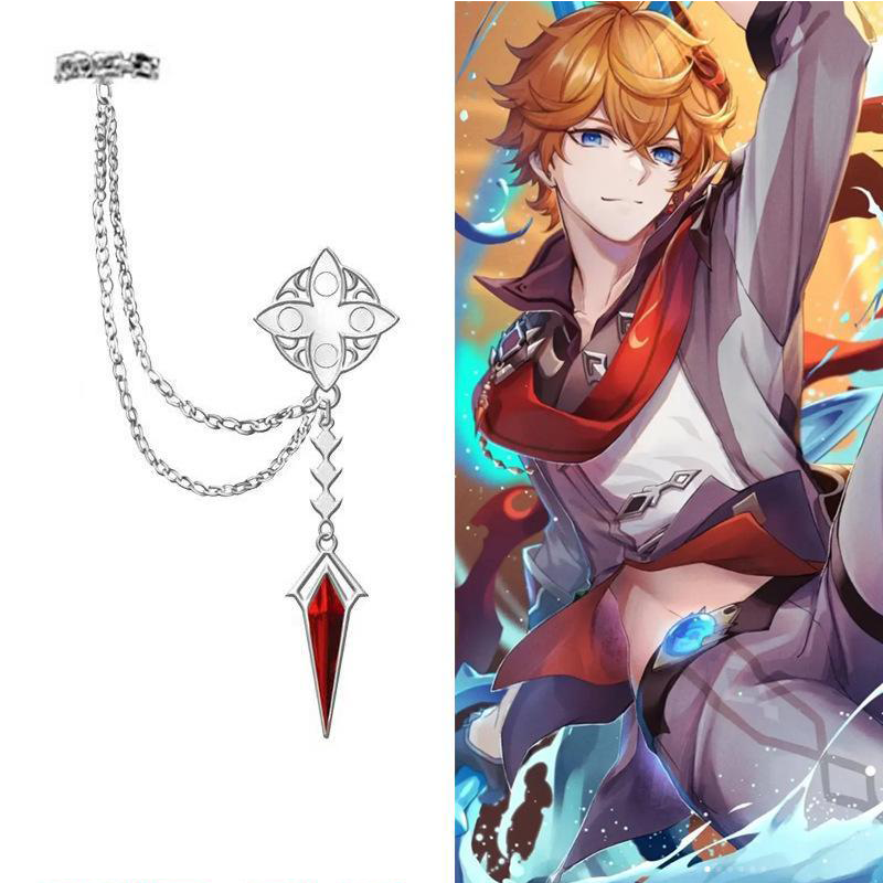 【GOODS】原神 タルタリヤ ピアス イヤリング Q2268