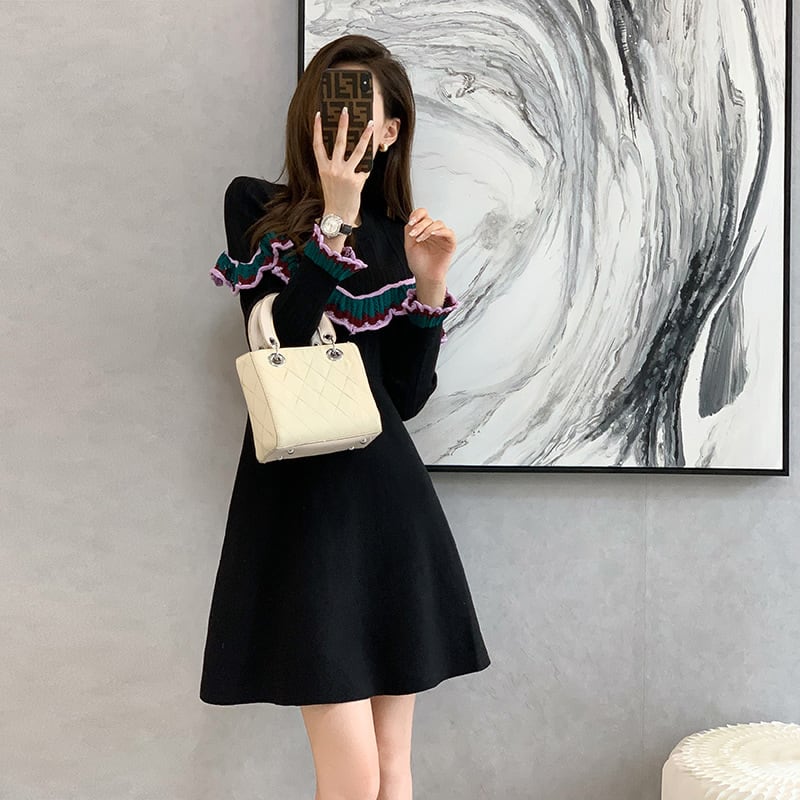 【dress】ニットワンピース　M25499