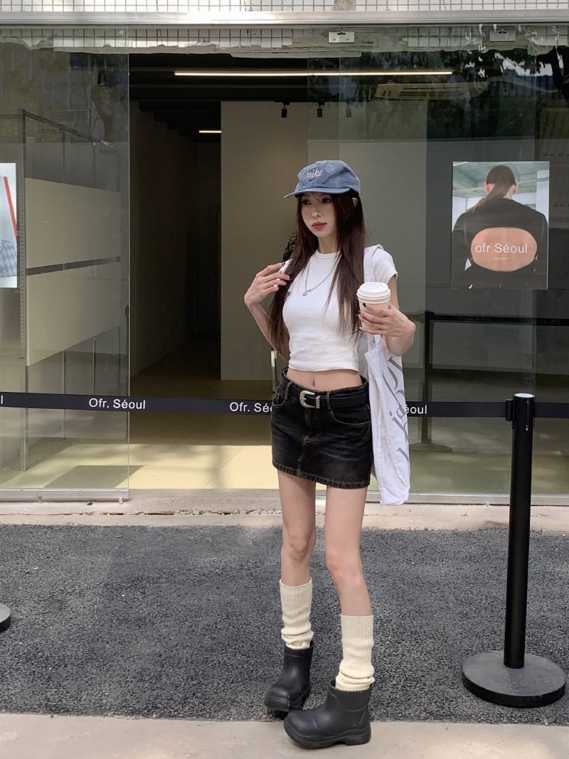 【bottoms】デニムスカートG20422