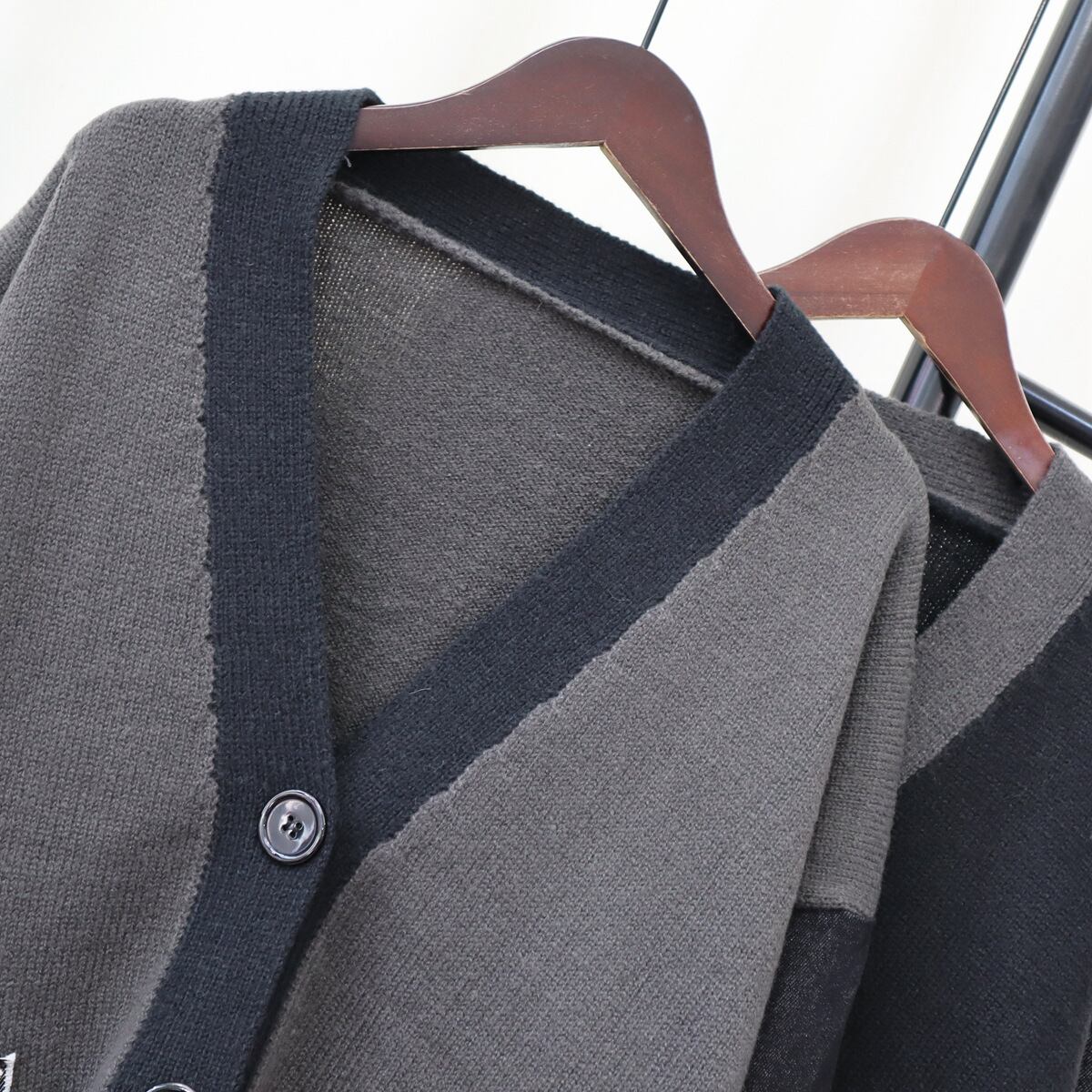 【outer】ドッキングニットカーデ　M18952