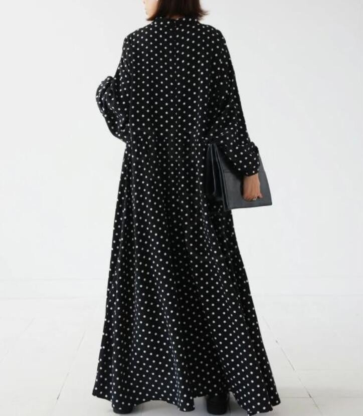 【dress】ドット柄カジュアルワンピース　M29612