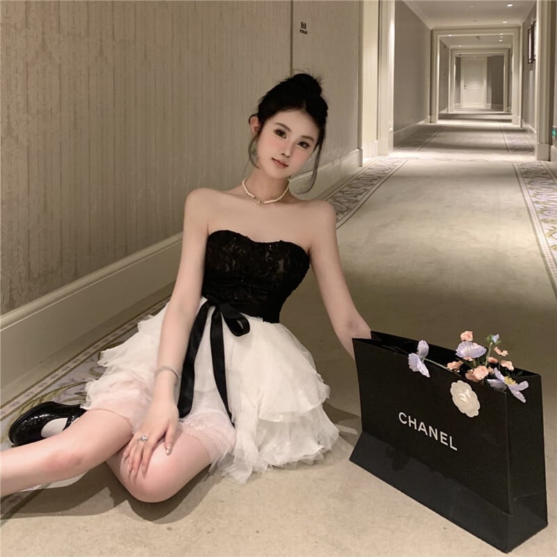 【dress】ベアトップワンピース　M24445