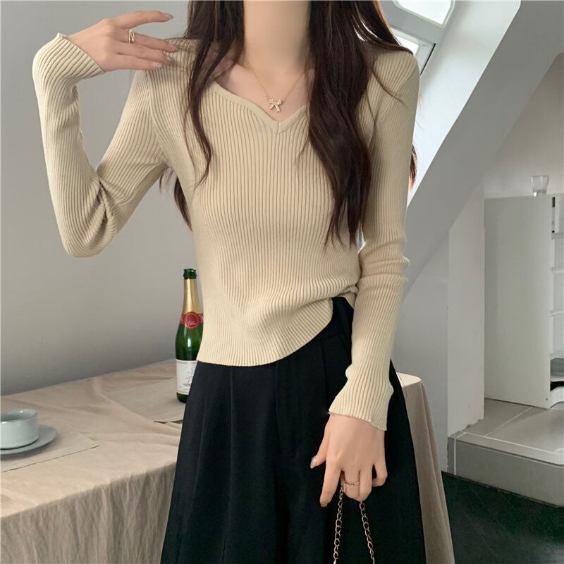 【tops】ニットトップス　M28069