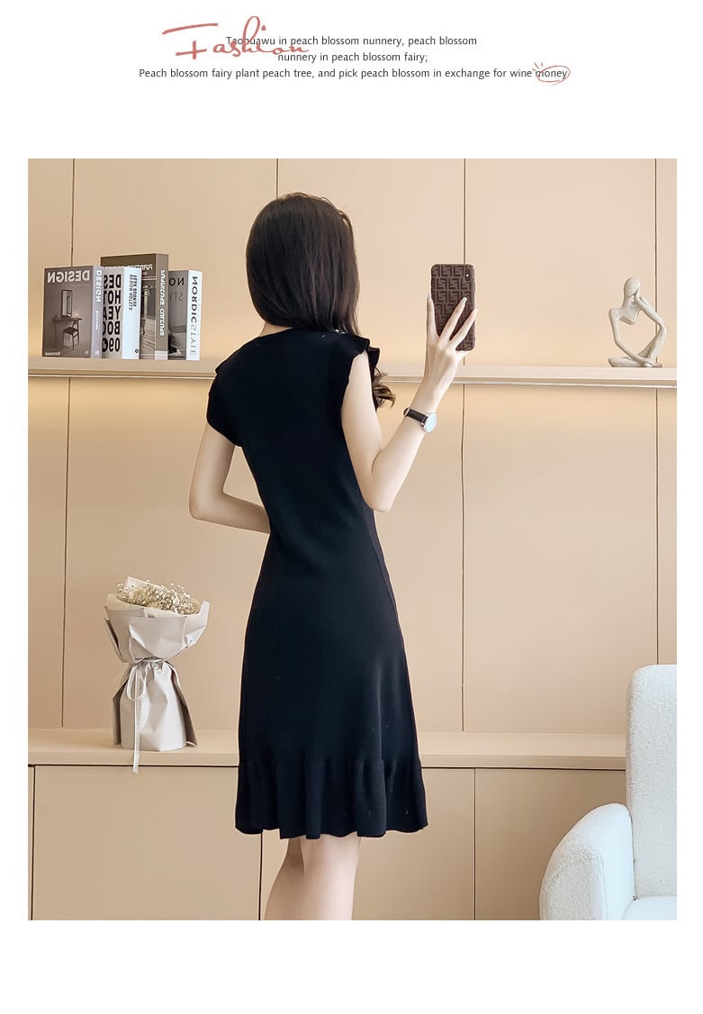 【dress】マーメイドニットワンピース G21112