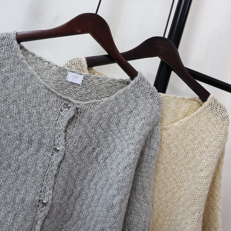 【outer】ニットカーデ　M25550