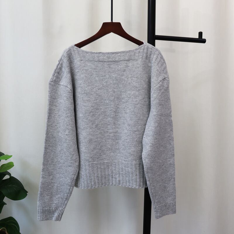【outer】無地ニットカーデ　M26087