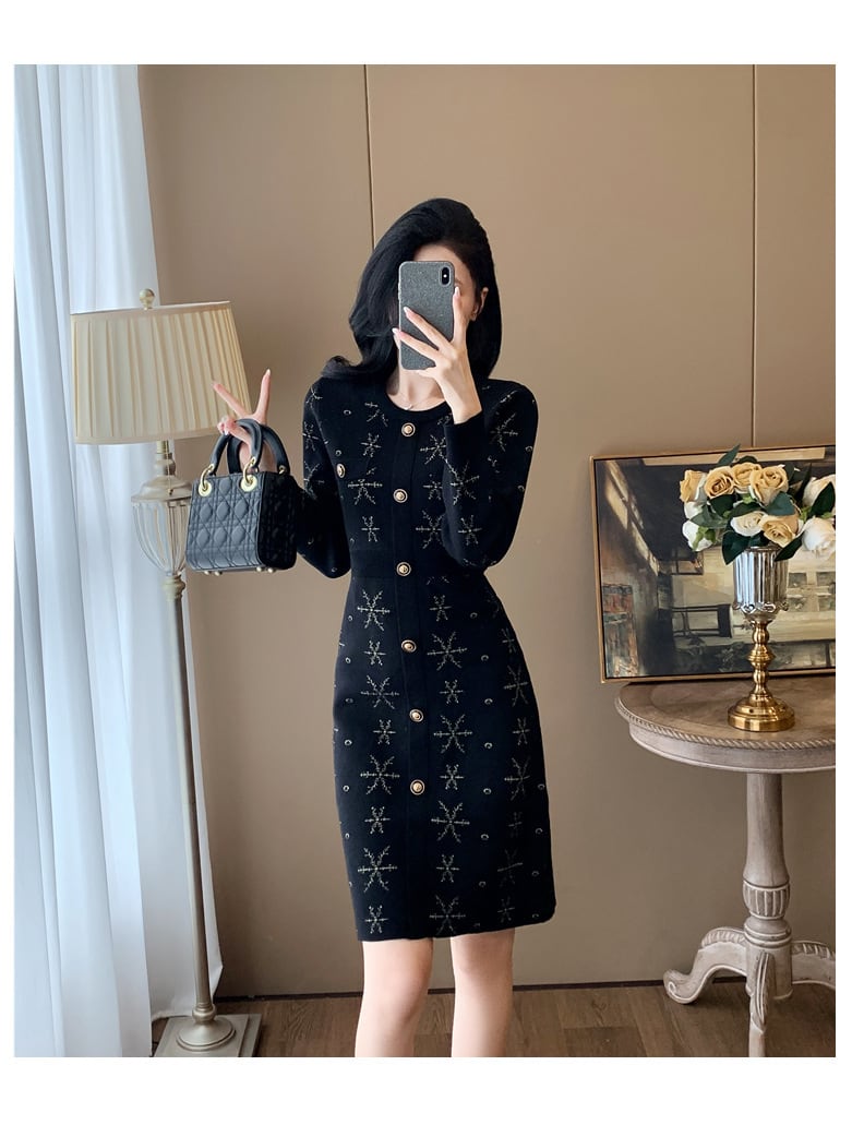【dress】ニットワンピース　M27684