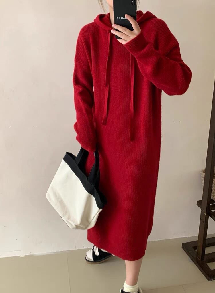 【dress】フード付きワンピース　M19128