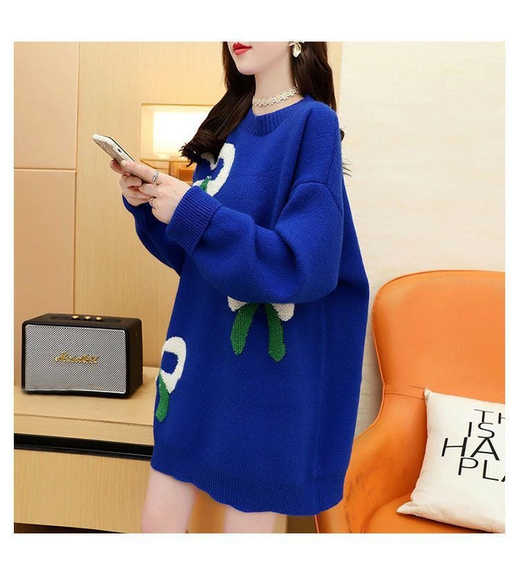 【tops】クルーネックニットセーター　M29171