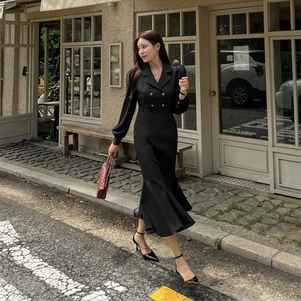 【dress】マーメイドフォーマルワンピース　N2694